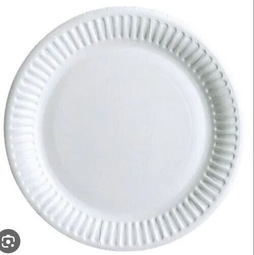 Wrinkle White Pc Paper Plate