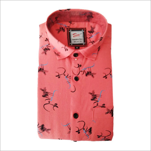 Casual Wear Regular Fit Full Sleeve Breathable Cotton Mens Printed Shirts Gender: Unisex