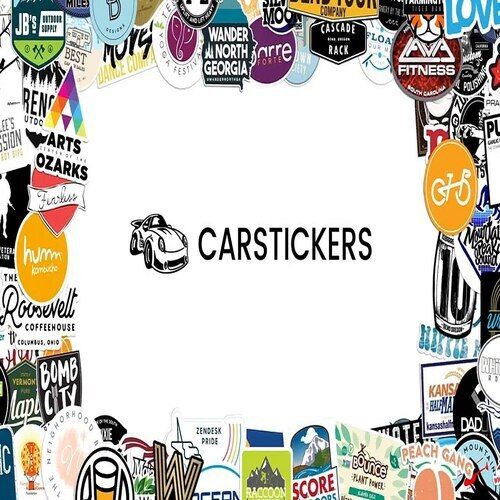 Highly Sticky Water Resistant Single Sided Car Stickers