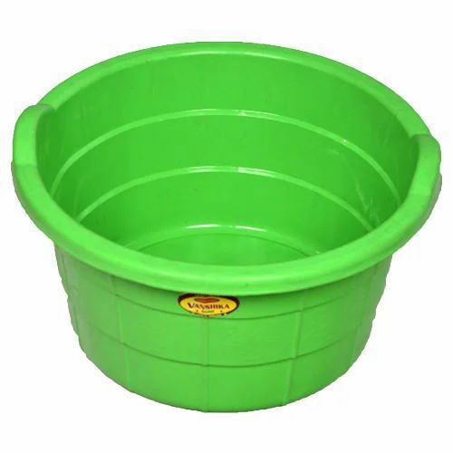 Round Shape Plastic Material Storage Tubs For Home