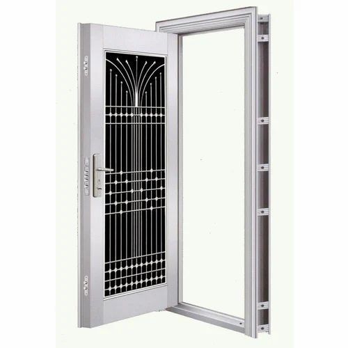 Corrosion And Rust Resistant Stainless Steel Security Door