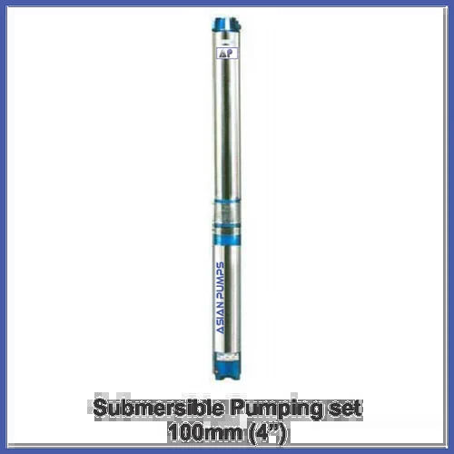 High Efficiency, Low Power Consumption 100 mm Submersible Pumpset