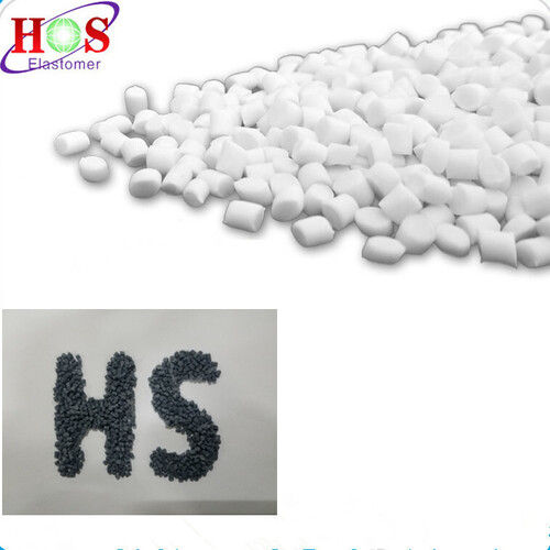 Injection Molding White Thermoplastic Elastomer TPV Plastic Granules For Caster Parts