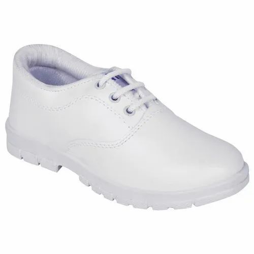 Comfortable And Lightweight White School Shoes For Boys