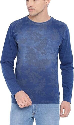 Cotton Mens Full Sleeve T-Shirts, Feature : Easily Washable, Pattern :  Plain at Rs 300 / Piece in Delhi