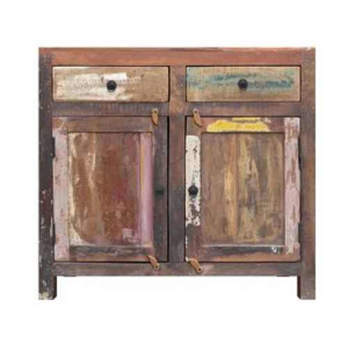 Handcrafted Wooden Sideboard 2 Drawer 2 Door - Gold Craft