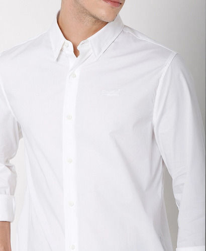 Premium Stretch Mens White Shirt 