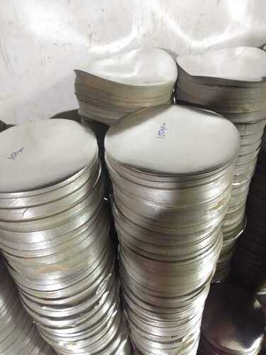 Silver Round Paper Plate Circle Cutting Raw Materials Size: 12