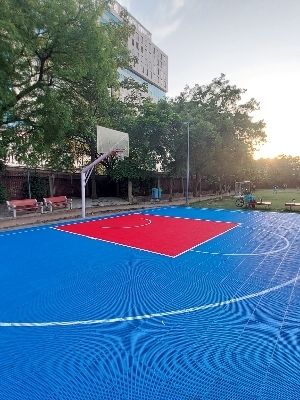 Anti-Aging Weather Resistance Basketball Court Flooring