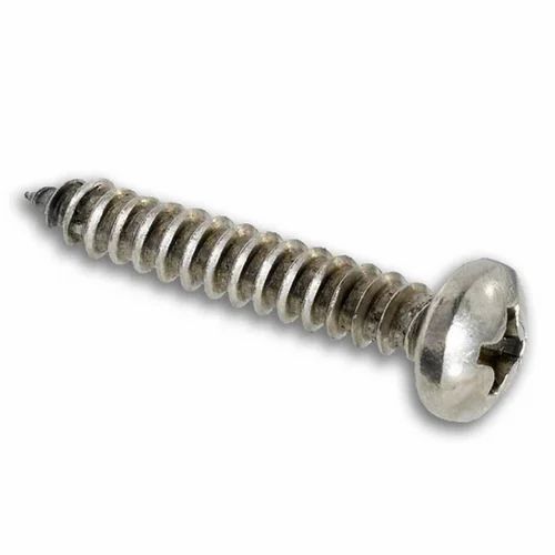 Full Thread Stainless Steel Metal Screw, For Door