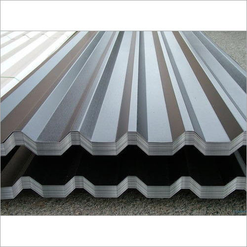 GI Colour Coated Roofing Sheet - Premium Quality, 0.30 mm Thick Galvanized Iron, Blue Color, IS2062 Standard | Rectangular Shape, Plain Pattern, 4 ft Width