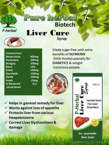 Sugar Free Herbal Liver Cure Syrup