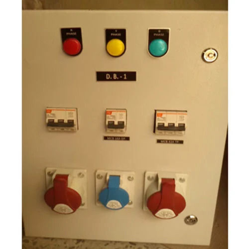 Three Phase Power Distribution Control Panel - IP55, 30-300W Power Range, 220V Electric Source, Powder Coated Finish | Protection Level IP55, 50MHz Frequency, Operating Ambient Temp 10-50°C