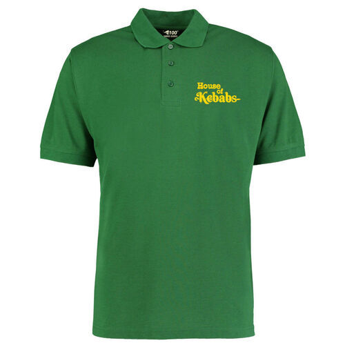 Green Mens Promotional Uniform Polo T Shirt