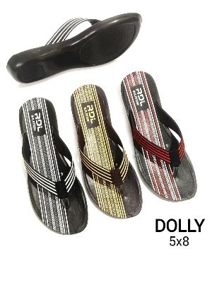 Slip Resistance Ladies PU Slippers