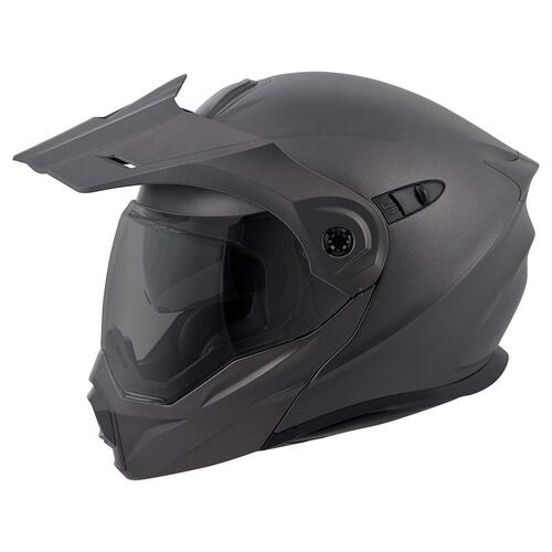 Solid Plastic Full Face Motorcycle Helmet - Standard Size, Crack Resistant, Water and Weather Resistant, Heavy-Duty Breathable Design for Ultimate Head Safety