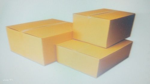 Eco Friendly Durable Rectangular Plain Corrugated Cardboard Box