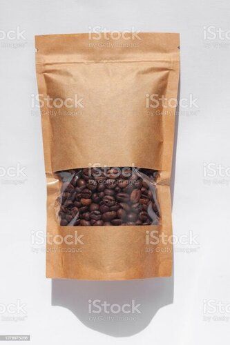 Pouch Bags With Coffee Beans