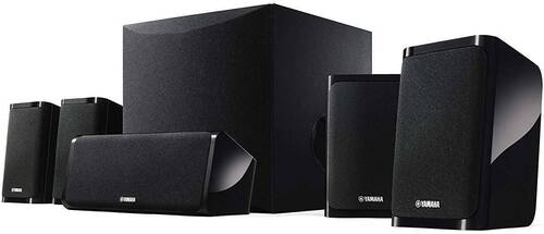 Yamaha NS-P41 Black 5.1 Speaker Package (8 Inch Active Subwoofer)