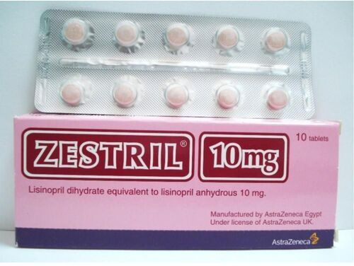 Zestril 10mg Antihypertension Tablets