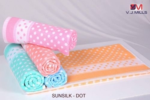 Soft Touch And Wrinkle Free Cotton Towel Age Group: Adults