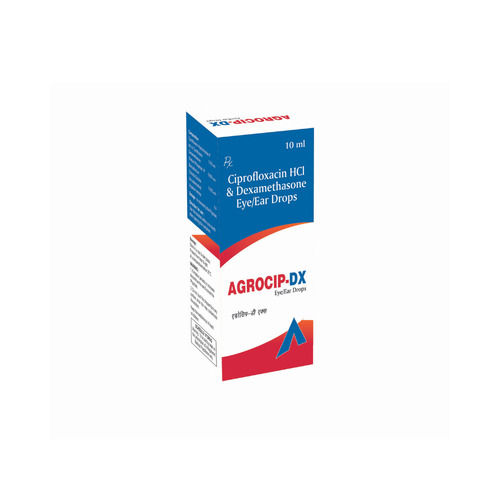 AGROCIP-DX Ciprofloxacin HCl Dexamethasone Eye Ear Drops 10ml