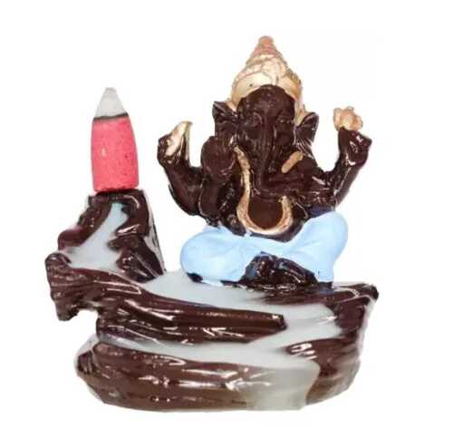 Brown Marble Ganesh Statue