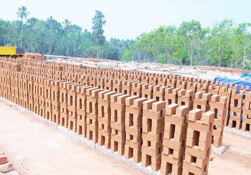 Construction Building Red Bricks