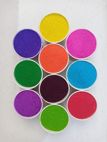 Rangoli Powder (Multicolored 100gm x 10 Colours), Premium Rangoli Colored
