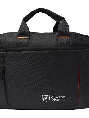 Tear Resistance Black Laptop Messenger Bags