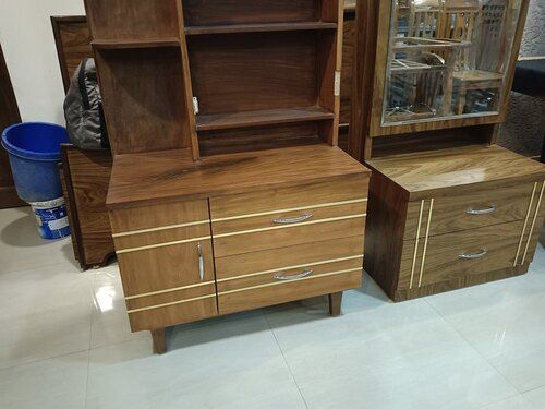 Wood Polished Brown Home Dressing Table