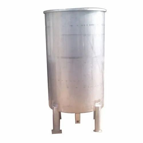 Floor Mounted Polished Finish Stainless Steel Cylindrical Pressure Vessel