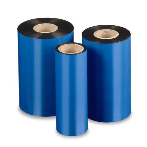 High Density Plain Blue Thermal Transfer Barcode Ribbons For Industrial