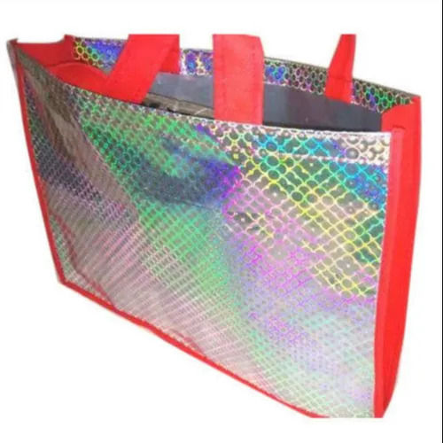 Single Compartment Printed Reusable Shopping Carry Bags With Flexiloop Handle