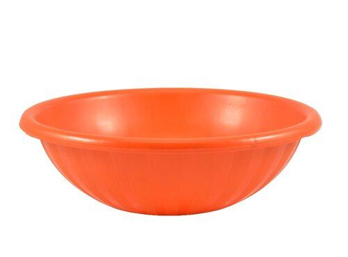 Plastic Ghamela - 22 Inch, Durable Unbreakable Soft Plastic with Vibrant Orange Color | Portable and Long-lasting Design