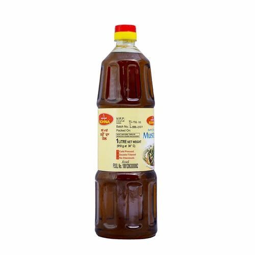 A Grade 99.9 Percent Purity Low Cholesterol Kachi Ghani Mustard Oil For Cooking  By The Bahgowal Multipurpose Co-op Society