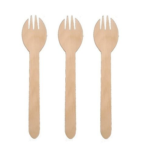 Disposable Wooden Spork For Event And Party Supplies