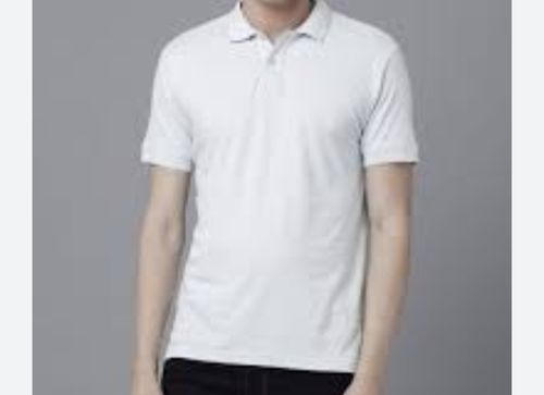 Half Sleeve Mens Plain Cotton T Shirts