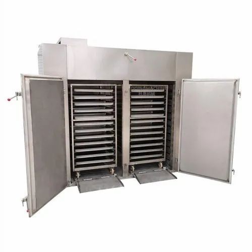 1 Ton Capacity Stainless Steel Electric Tray Dryer