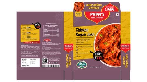 100% Pure A Grade Chicken Rogan Josh Masala For Cooking