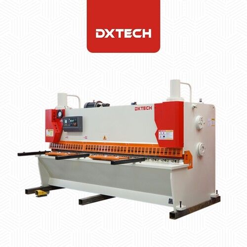 White Cnc Cutting Hydraulic Shearing Machine