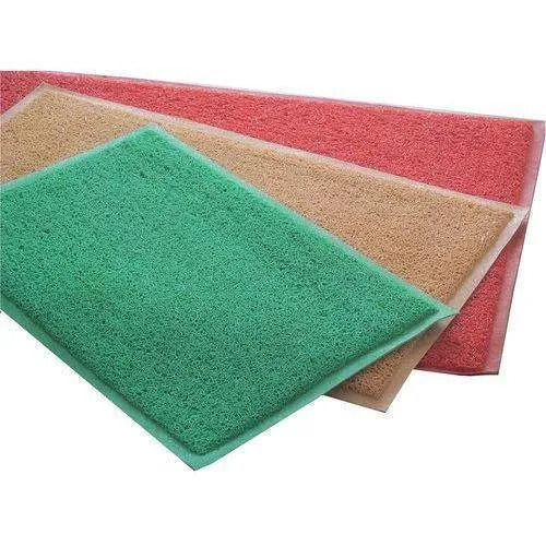 Colored Rectangular Anti Slip Door Mat