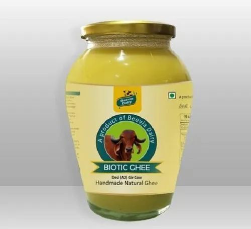 Desi Ghee - Light Yellow Bottle Packaging | Long Shelf Life, Rich in Taste, Quality Tested, Hygienically Packed