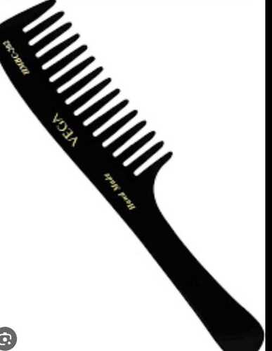 Household Usage Black Plastic Comb