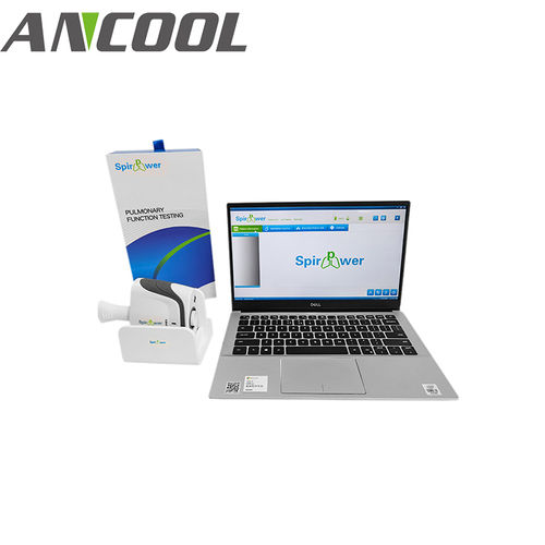 Spiropower Ultrasonic Portable Spirometry Pft Pulmonary Function Test Device Application: Medical Hospital Clinic