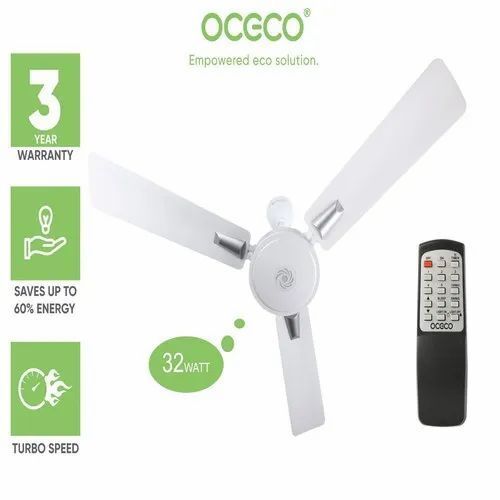 White Turbo Speed Ceiling Fans