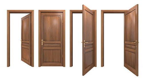 Wood Polished Decorative Flush Door Application: Home And Office