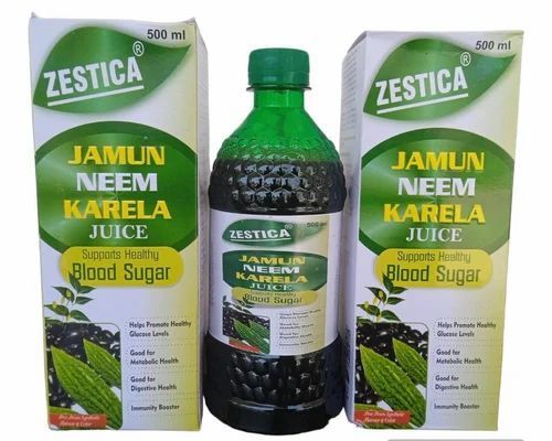 Neem Karela Jamun Juice, Packaging Size 500 ml