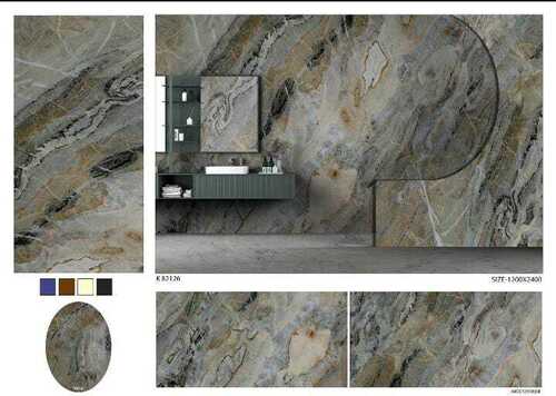 Perfect Finish Multi-Color Printed Decorative Wall Tiles For Interior - PVC Material Rectangular Shape Polished Finish | Eco-Friendly Design Durable Quality