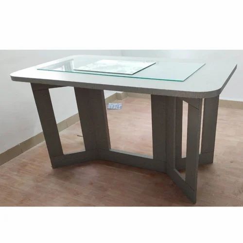 Rectangular Shape Pinewood Office Table